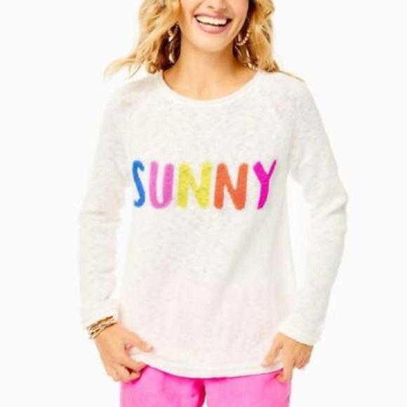 Lilly Pulitzer Sunny Danette Sweater Womens Medium - Picture 1 of 9